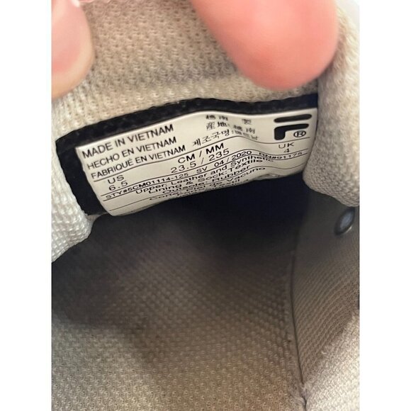 Fila Sneakers Womens Redmond Lace Up 5CM01114-125 White Casual Shoes Size 6.5 - Picture 7 of 14